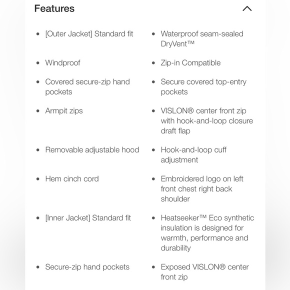 North Face Men's Triclimate Raincoat Fleece 3 in 1 Jacket- Black XXL - Picture 12 of 12